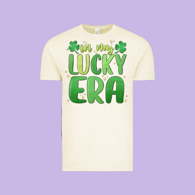 In My Lucky Era St. Patrick's Day Vintage Tee Designed By Maliassmallbusiness