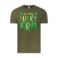 Vintage Olive in my lucky era st. patrick's day Vintage Tee - MaliasSmallBusiness