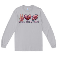 Moon Dust peace love football Long Sleeve Tee - JahusDesignShop