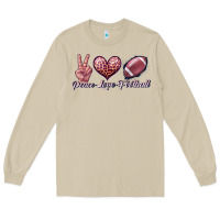 Mushroom peace love football Long Sleeve Tee - JahusDesignShop