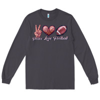 Smoke peace love football Long Sleeve Tee - JahusDesignShop