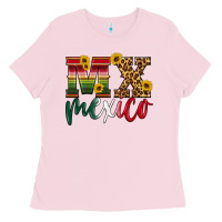 Bubblegum Pink mexico Ladies Tee - HRA Design Shop