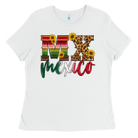 White mexico Ladies Tee - HRA Design Shop