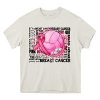 Cream breast cancer volleyball Heavy Core Tee - JahusDesignShop