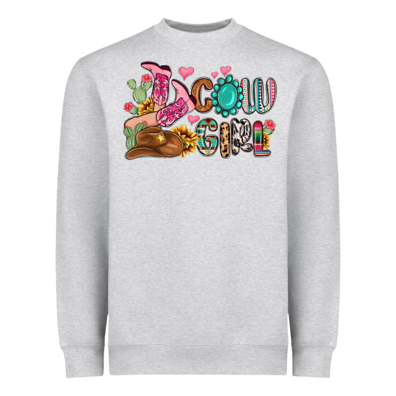 Western Cowgirl Heavyweight Sweatshirt by MaliasSmallBusiness | Teevron