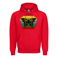 Red butterfly Zipper Hoodie - Bettercallsaul