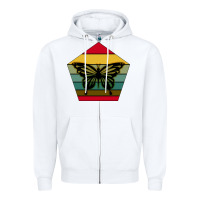 White butterfly Zipper Hoodie - Bettercallsaul