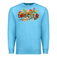 Ocean Blue cinco de mayo director Premium Sweatshirt - CowGirlArtShop