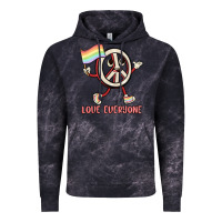 Cloud Black love everyone Vintage Hoodie - MaliasSmallBusiness