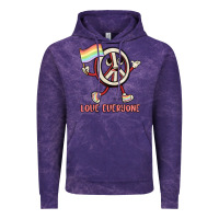 Cloud Purple love everyone Vintage Hoodie - MaliasSmallBusiness