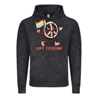 Vintage Black love everyone Vintage Hoodie - MaliasSmallBusiness