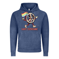 Vintage Denim love everyone Vintage Hoodie - MaliasSmallBusiness