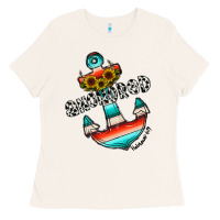 Bone anchored Ladies Tee - CowhideDigitalArt