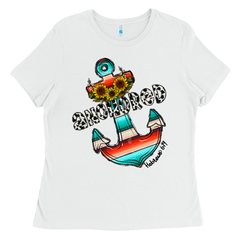 Anchored Ladies Tee by CowhideDigitalArt | Teevron