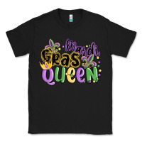 Black mardi gras queen Classic Tee - MaliasSmallBusiness