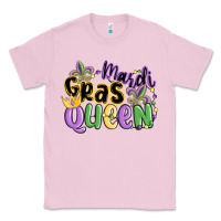 Bubblegum Pink mardi gras queen Classic Tee - MaliasSmallBusiness
