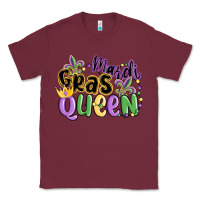 Burgundy mardi gras queen Classic Tee - MaliasSmallBusiness