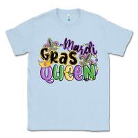 Dusty Blue mardi gras queen Classic Tee - MaliasSmallBusiness