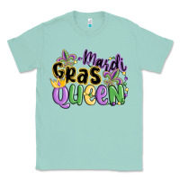 Seafoam mardi gras queen Classic Tee - MaliasSmallBusiness