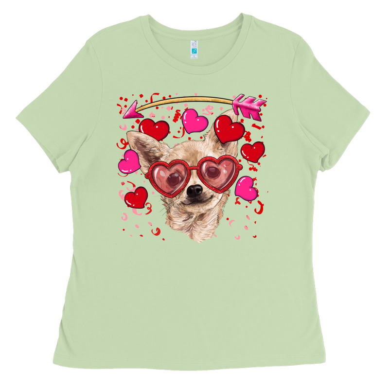 Valentine's Day  Chihuahua Ladies Tee by RanaPortraitStore | Teevron