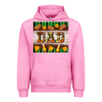 Fuchsia Pink Football Dad Tumbler Urban Hoodie - BundleAndBundleShop