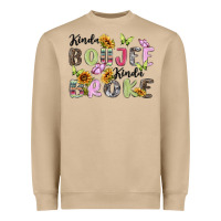 Mushroom kinda boujee kinda broke Heavyweight Sweatshirt - MaliasSmallBusiness