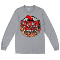Heather Grey soccer vibes Long Sleeve Tee - MaliasSmallBusiness