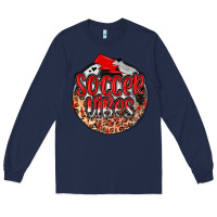 Navy soccer vibes Long Sleeve Tee - MaliasSmallBusiness
