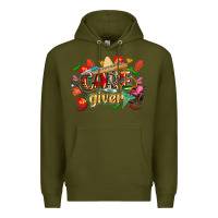 Army Green cinco de mayo caregiver Premium Hoodie - CowGirlArtShop