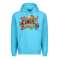 Ocean Blue cinco de mayo caregiver Premium Hoodie - CowGirlArtShop