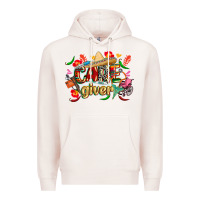 Pale Pink cinco de mayo caregiver Premium Hoodie - CowGirlArtShop