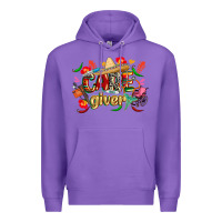 Purple cinco de mayo caregiver Premium Hoodie - CowGirlArtShop