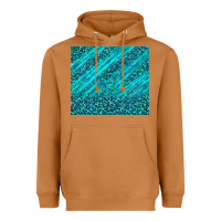 Meerkat blue glitter with leopard pattern Heavyweight Hoodie - TumblerDesignByShophia