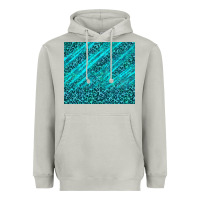 Moon Dust blue glitter with leopard pattern Heavyweight Hoodie - TumblerDesignByShophia