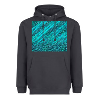 Smoke blue glitter with leopard pattern Heavyweight Hoodie - TumblerDesignByShophia
