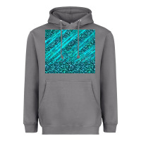 Storm blue glitter with leopard pattern Heavyweight Hoodie - TumblerDesignByShophia