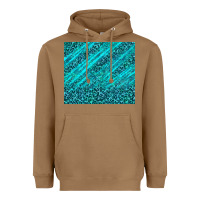 Toasted Coconut blue glitter with leopard pattern Heavyweight Hoodie - TumblerDesignByShophia