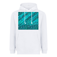 White blue glitter with leopard pattern Heavyweight Hoodie - TumblerDesignByShophia