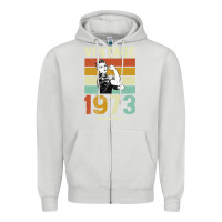 Dove Grey Vintage 1973 Orginial Parts Zipper Hoodie - Bettercallsaul