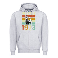 Heather Grey Vintage 1973 Orginial Parts Zipper Hoodie - Bettercallsaul