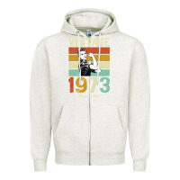 Oatmeal Heather Vintage 1973 Orginial Parts Zipper Hoodie - Bettercallsaul