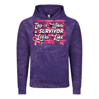 Cloud Purple this is what a survivor looks like breast cancer awareness Vintage Hoodie - Jasminsmagicworld