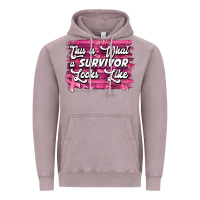 Vintage Zinc this is what a survivor looks like breast cancer awareness Vintage Hoodie - Jasminsmagicworld