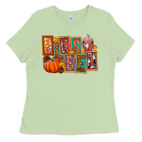Matcha blessed thanksgiving Ladies Tee - FaDigitalArtStudio