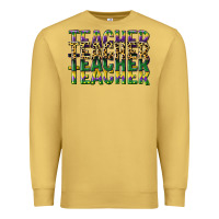 Antique Gold teacher mardi gras Premium Sweatshirt - CowGirlArtShop