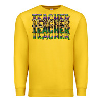 Lemon teacher mardi gras Premium Sweatshirt - CowGirlArtShop
