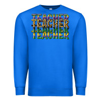 True Royal teacher mardi gras Premium Sweatshirt - CowGirlArtShop