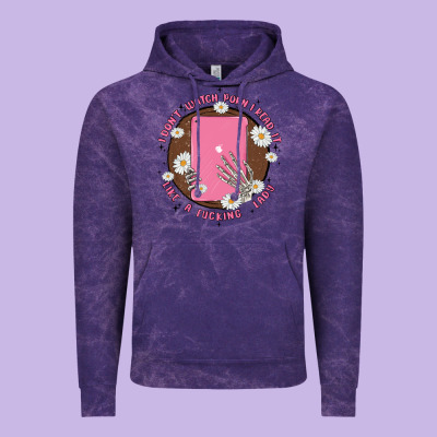I Don't Watch Prn I Read It Like A Fucking Lady Vintage Hoodie Designed By Maliassmallbusiness
