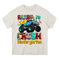 Cream ready to school crush kindergarten Heavy Core Tee - AdoDesignShop