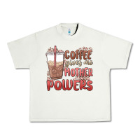 Pistachio coffee gives me mother powers Urban Heavy Tee - MaliasSmallBusiness